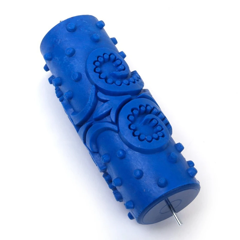 15 см цветок накатанная рельефная краска ролик обои инструмент для DIY