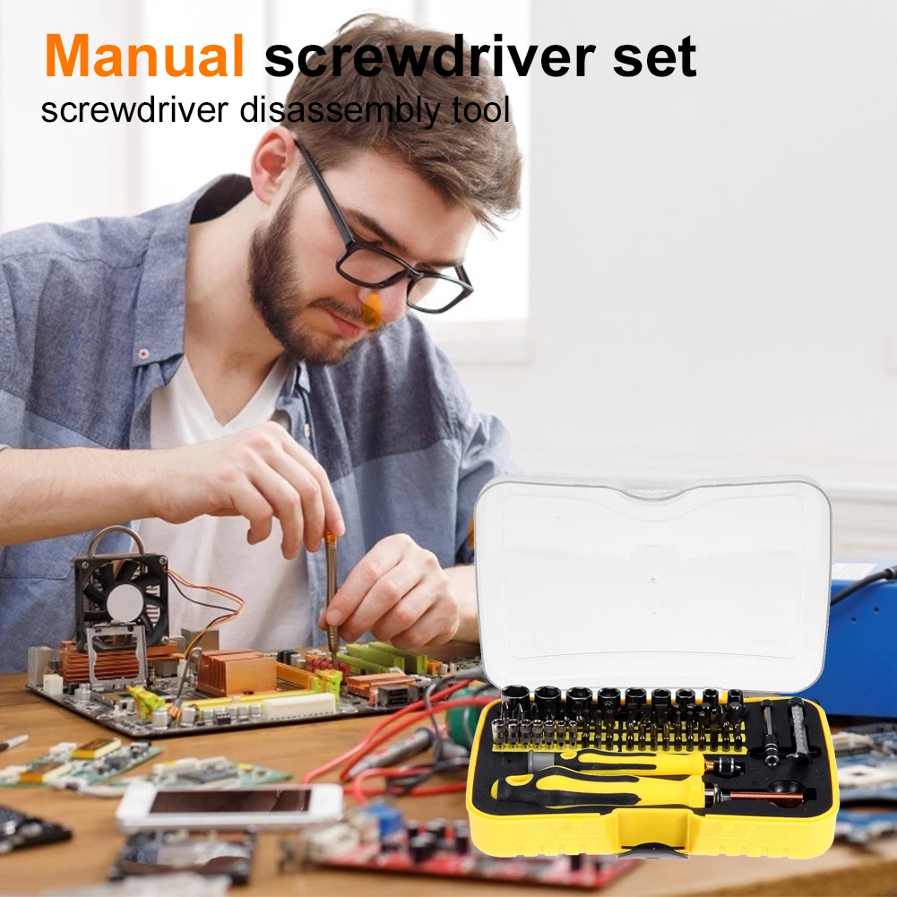 

Multipurpose 70 in 1 Precision Screwdriver Bit Combination Set for Laptop Phone Watch Tablet Repair DIY Electronics Hand Tools