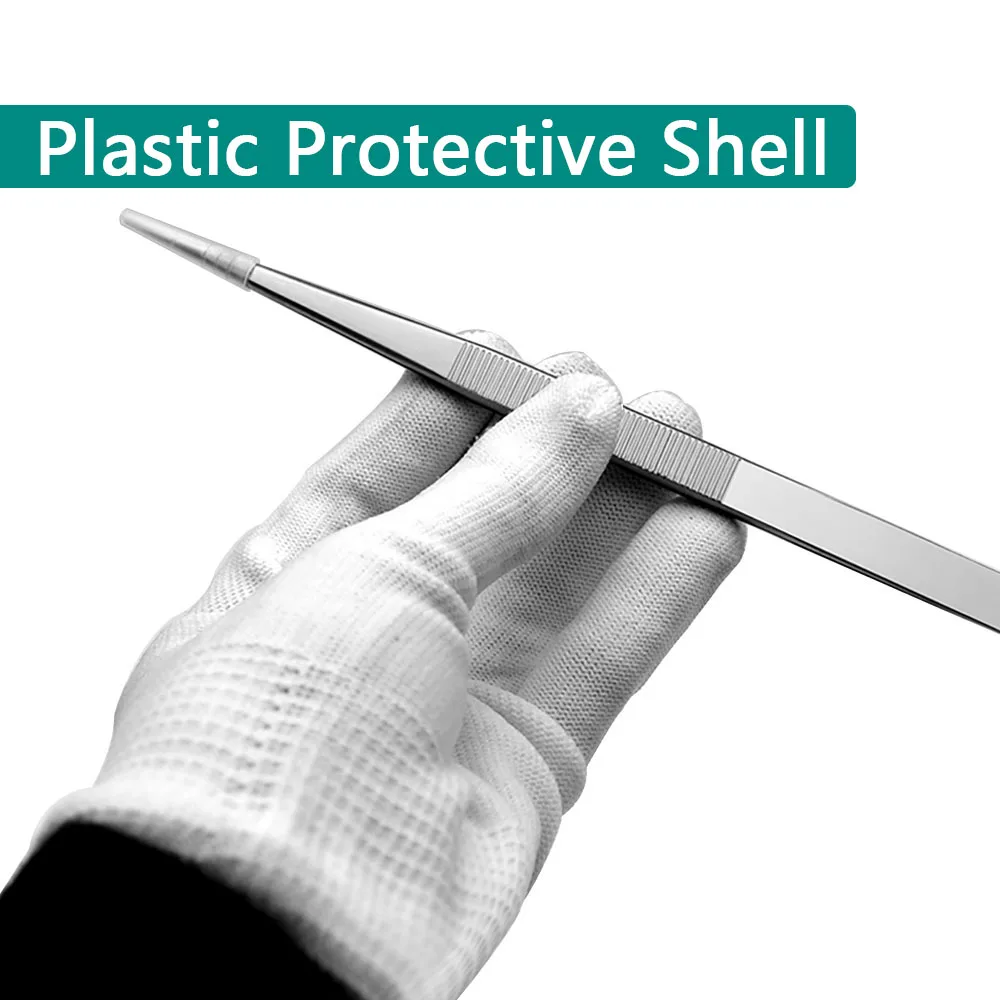 Пинцет промышленного класса из нержавеющей стали 18 см | Инструменты