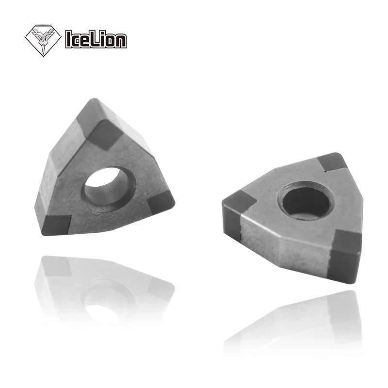 Boron Nitride Solid Pcbn Insert WNMG080404 WNMG080408 3T Алмазная вставка Поворотная лопасть для токарного станка с ЧПУ