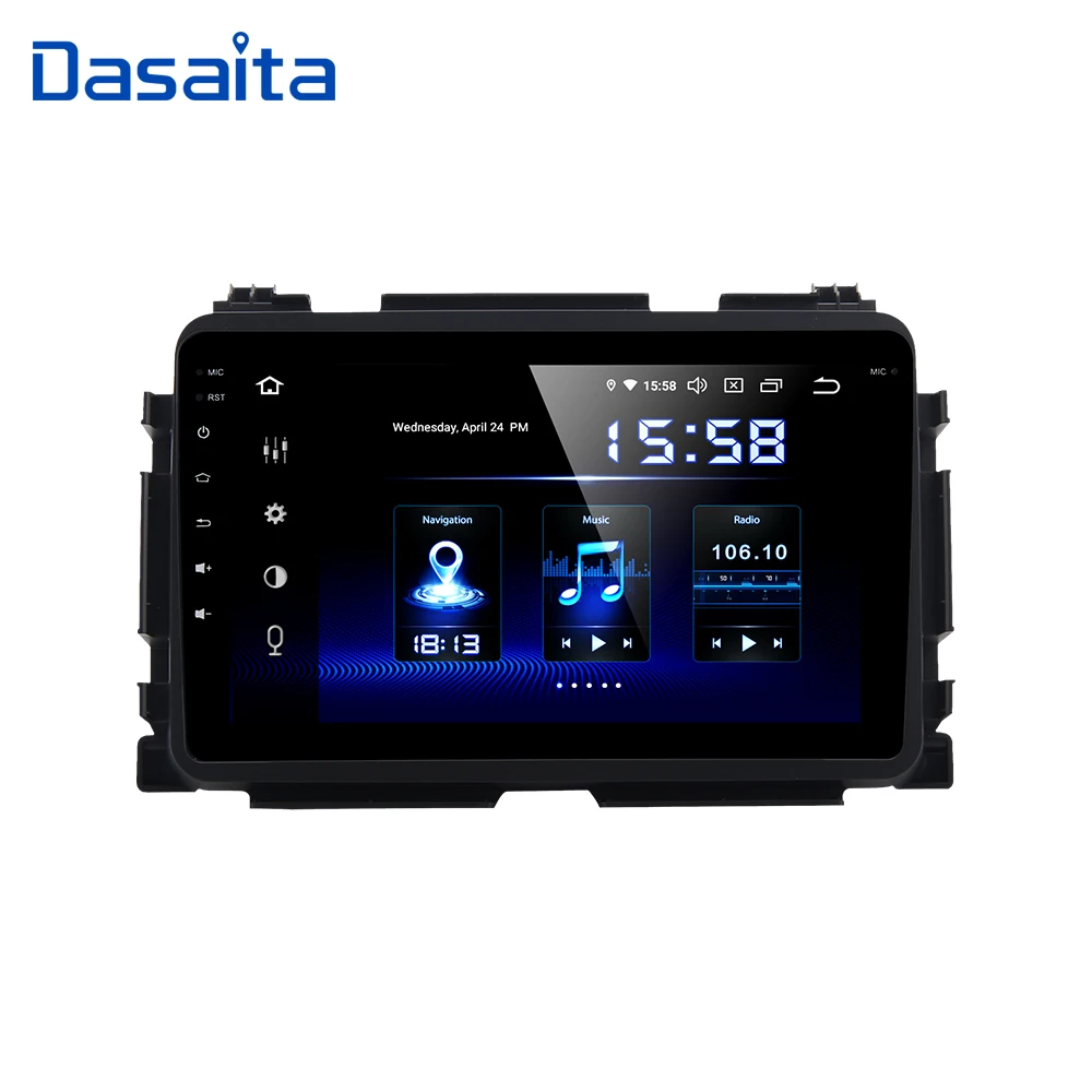 

Dasaita автомобильный мультимедийный плеер, 9 дюймов, Android 10,0, GPS, для Honda Vezel HR-V HRV 2014-2017, 4 Гб 64 ГБ