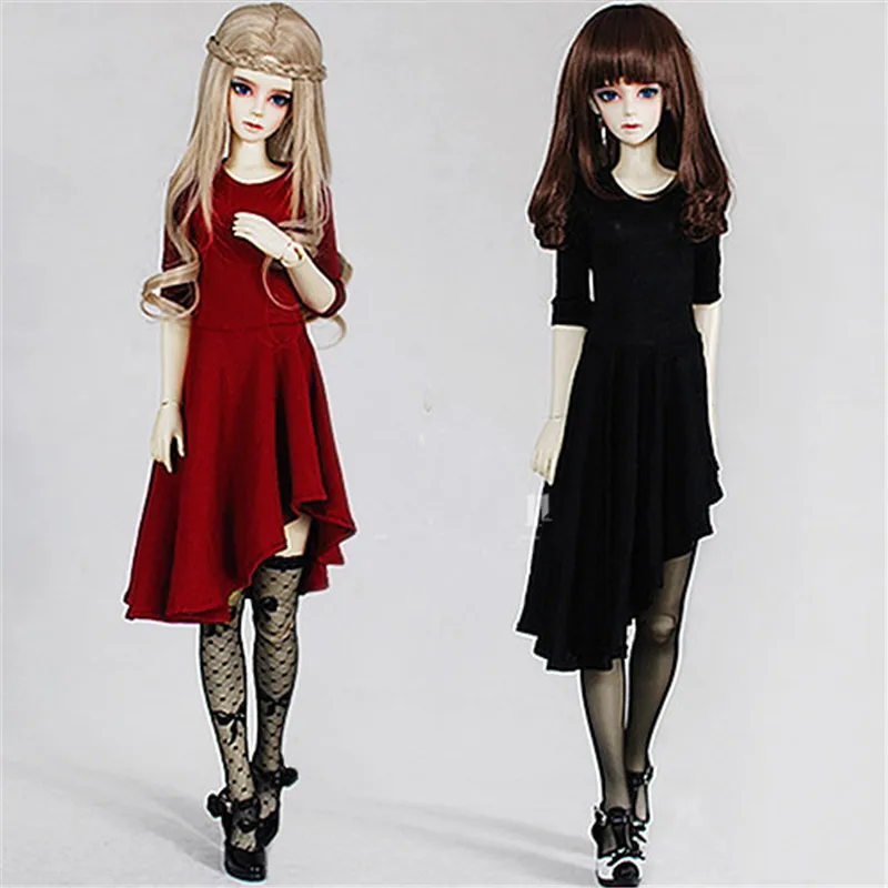 Модное платье с косой кромкой для 1/6 1/4 1/3 SD16 BJD кукольная одежда CWB1 | Игрушки и