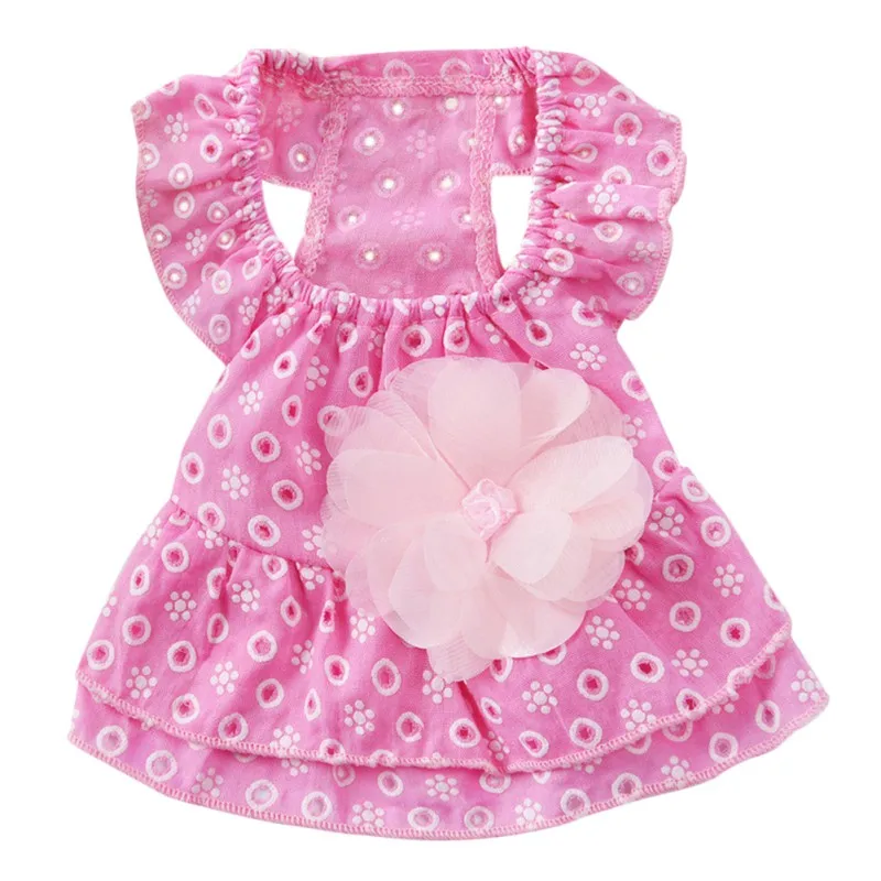 Весенняя юбка для маленьких собак кружевное платье принцессы в виде собаки