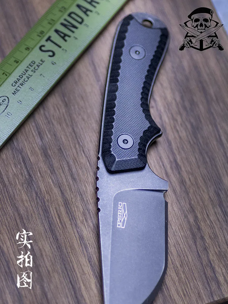 59 60HRC PSRK M2 нож 14C28N лезвие G10 ручка фиксированный инструмент для кемпинга Выживания