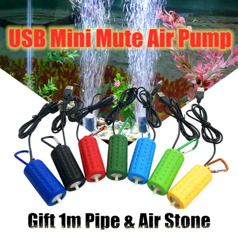 

Aquarium oxygen pump portable USB mini air pump aerator small air pump fish tank aquarium accessories household