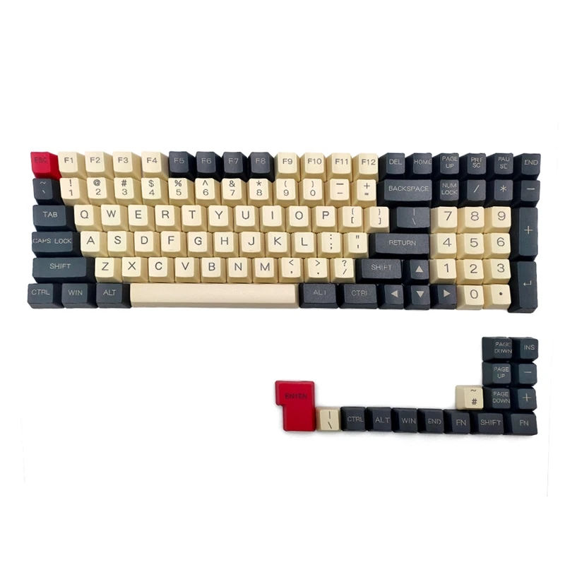 keys with laser-saved profile, thick, pbt key, for mechanical keyboard ,