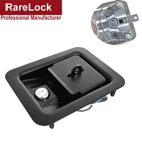 square cabinet key lock black or stainless for car bus truck trunk electronical box pickup accessories rarelock ms217 d