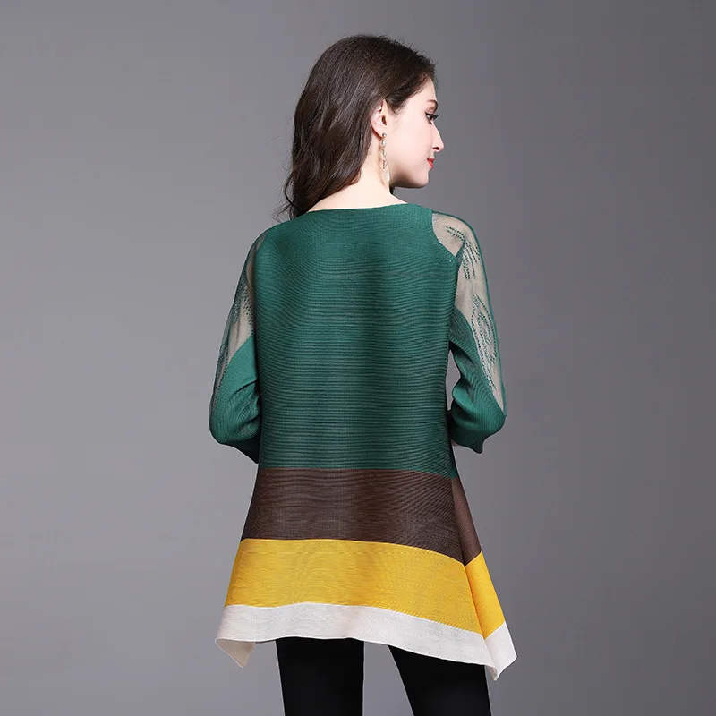 

LANMREM 2021 Spring Autumn Blouse New Casual Fashion Temperament Women Loose Plus Size Shirt Patchwork Trendy Top 2A9114