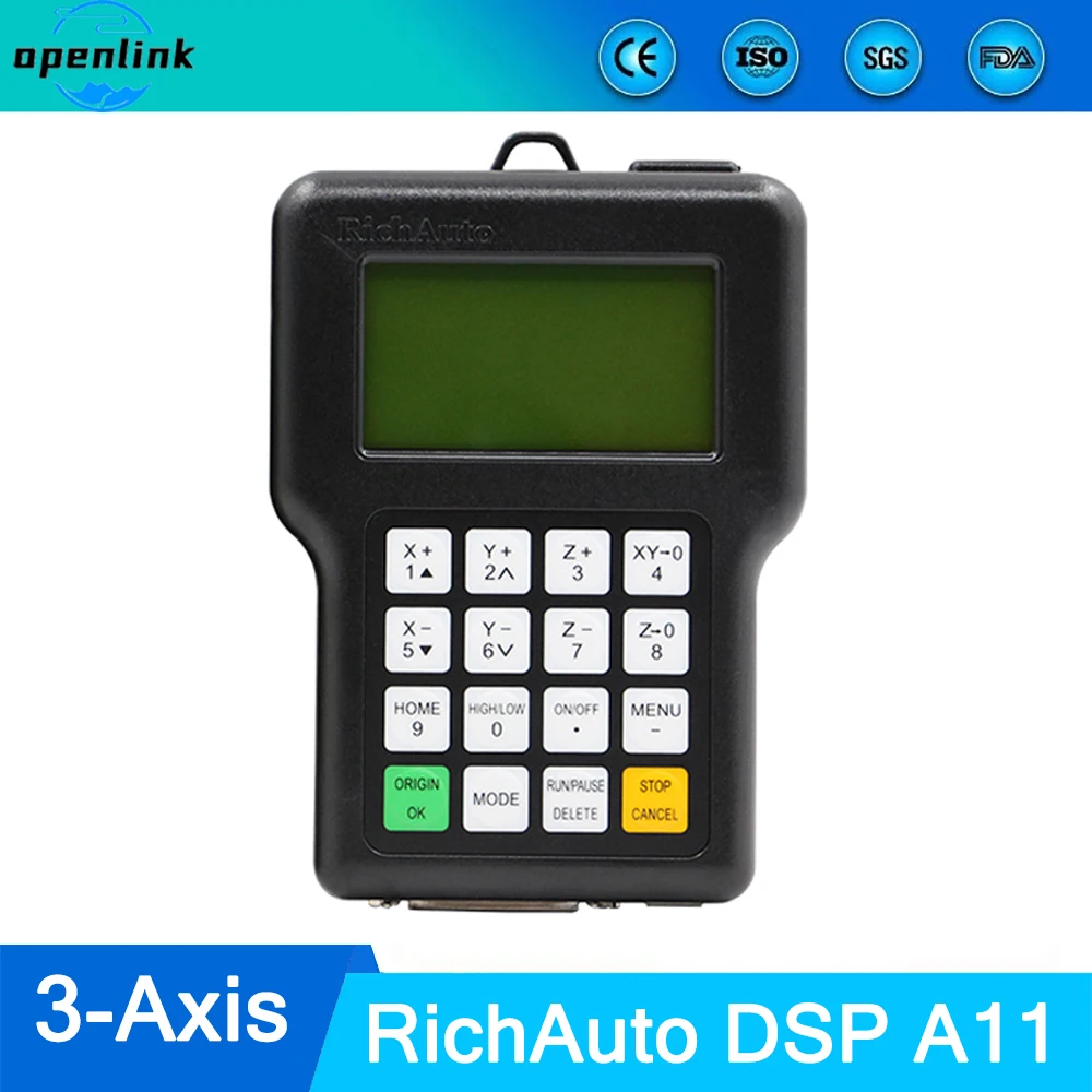 Контроллер ЧПУ RichAuto DSP A11 3-осевой пульт дистанционного управления движением для