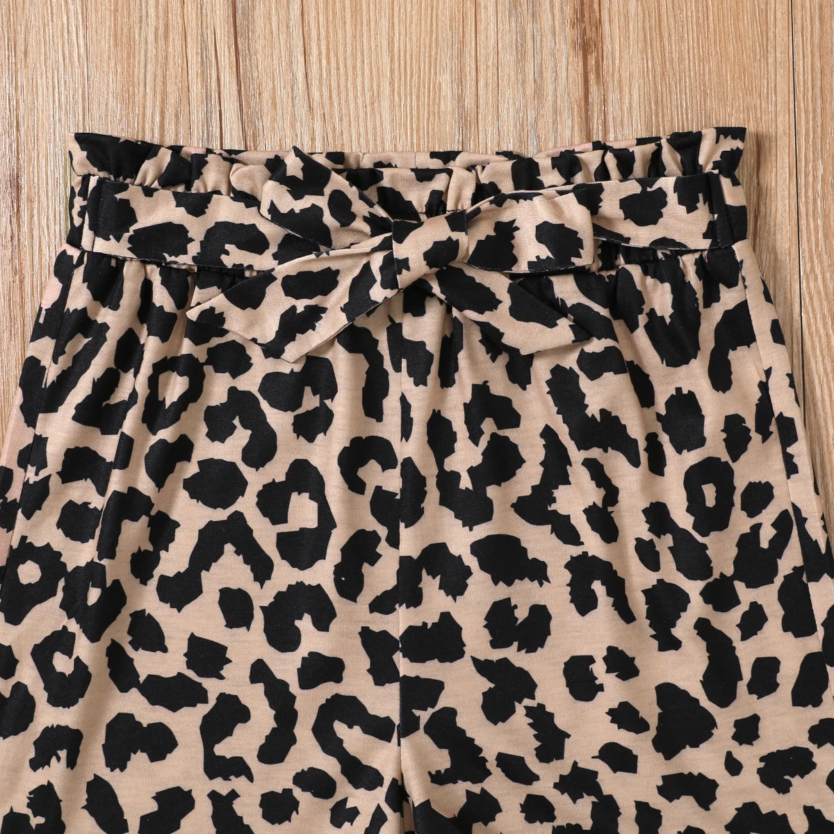 

PatPat 2021 New Arrival Summer Fashionable Kid Girl Leopard Casual Set