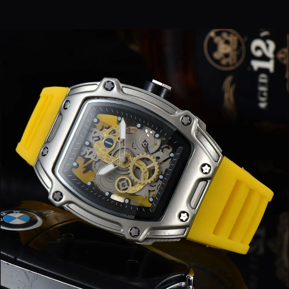 

New personality trend multifunctional men's watch tape watch classic business watch outdoor leisure sports watch