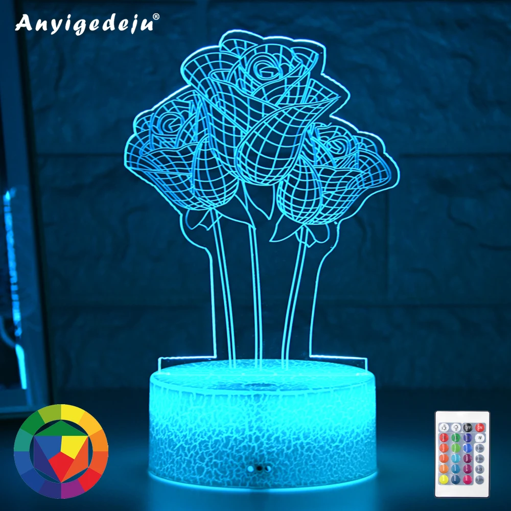 Новейший Детский Светильник ночник 3D светодиодный креативный Настольный