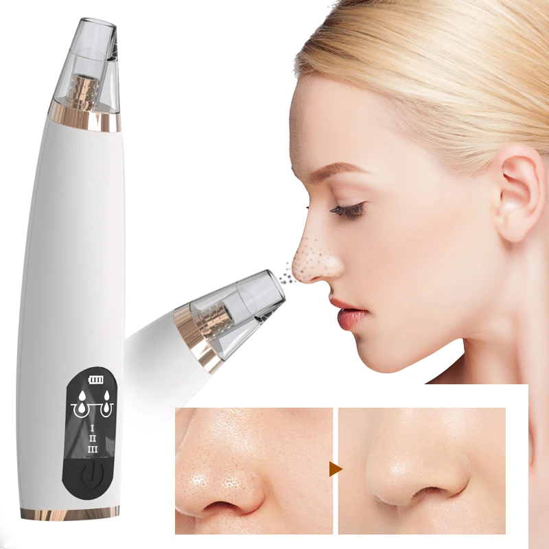 

Private Label USB Rechargeable Pore Cleaner Electric Vacuum Blackhead Remover