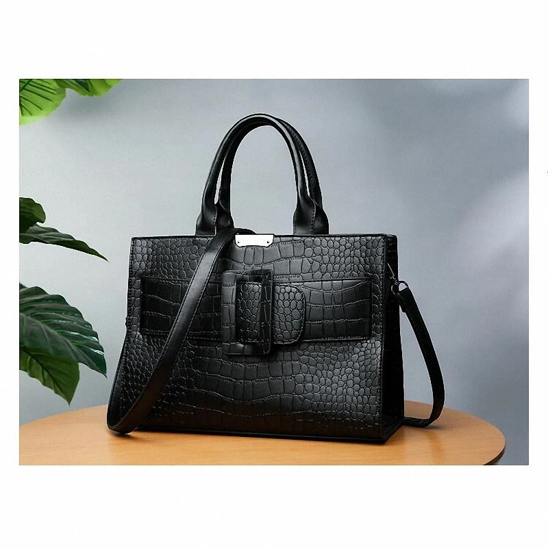 

2019 New Women Crocodile Pattern Messenger bag Casual Women PU Leather Handbags Lady Classic Shoulder Bags ZH-307