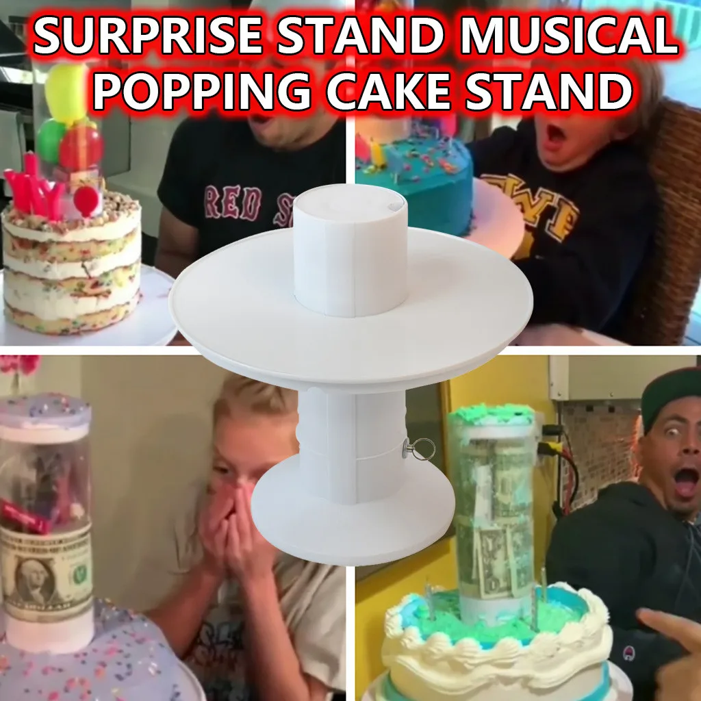 Новинка 2020 8/10 дюймов однослойная подставка для торта сюрприза на день рождения 2