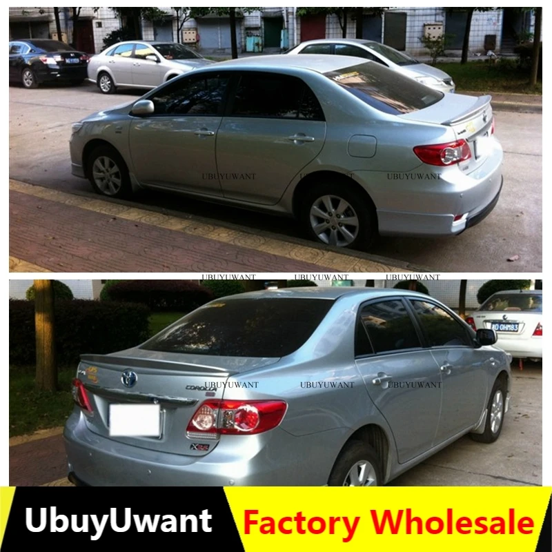 Большой спойлер для Toyota Corolla 2007-2013 праймер из АБС-материала Цветной Автомобильный