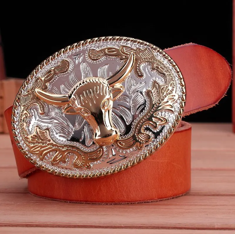camel buffalo buckle Золотой орел ремень с большой пряжкой из натуральной кожи с натуральным лицевым покрытием из натуральной кожи hawk мужские ремни класса люкс Высокое качество Верблюжий коричневый ковбойский ремень - Цвет: camel buffalo buckle