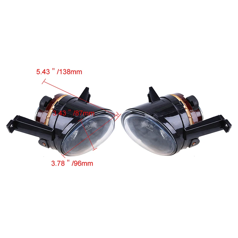 Posbay прозрачные линзы Противотуманные фары передний нижний бампер