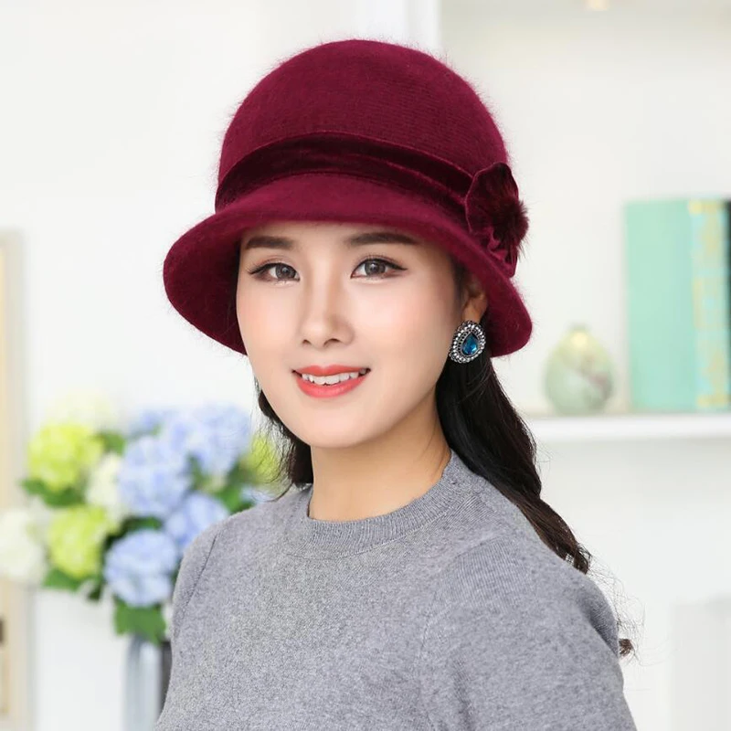 Стильная Горячая Распродажа зимняя женская вязаная Цветочная очень мягкий