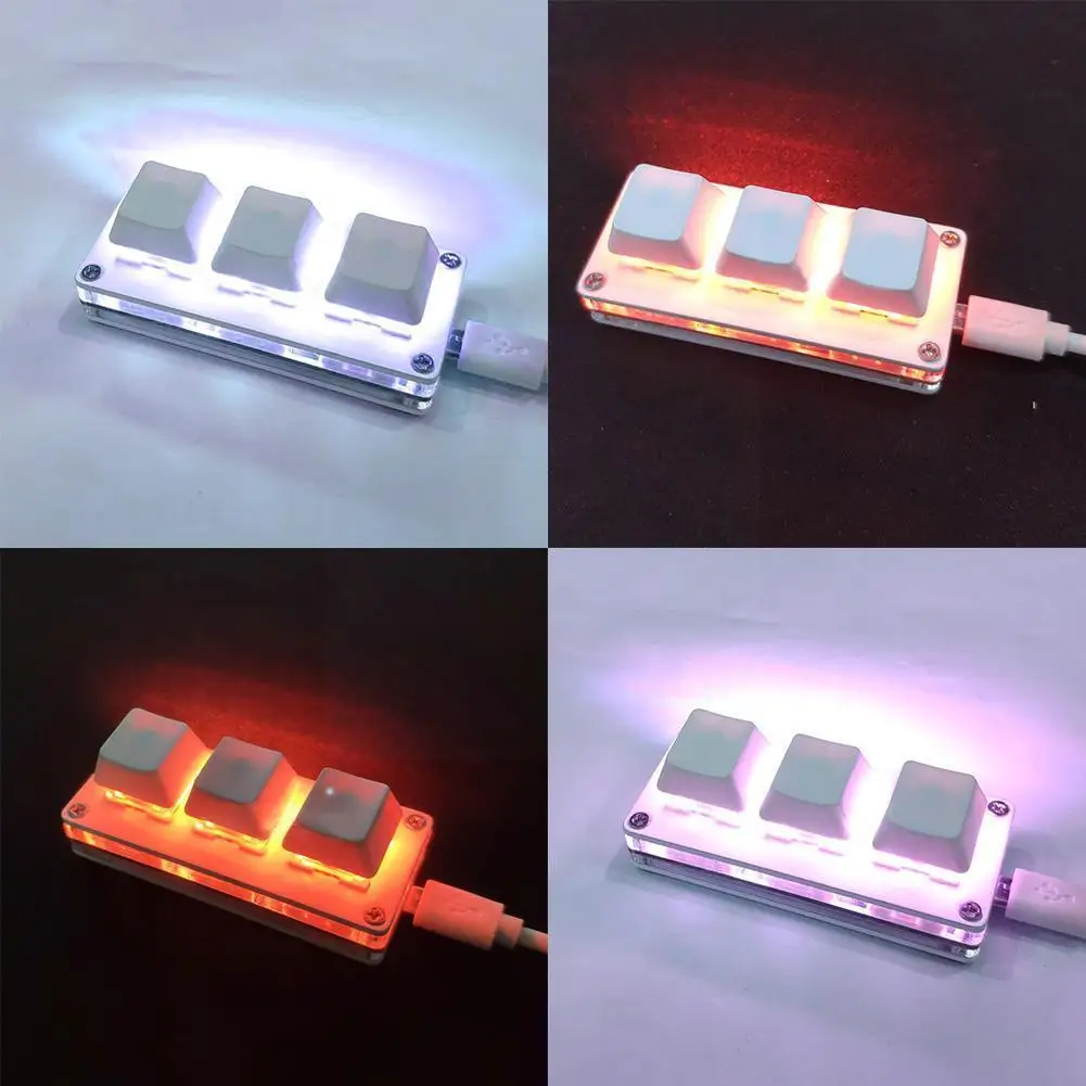 RGB мини-клавиатура для OSU игровая клавиатура фотошопа механическая с клавиатурой