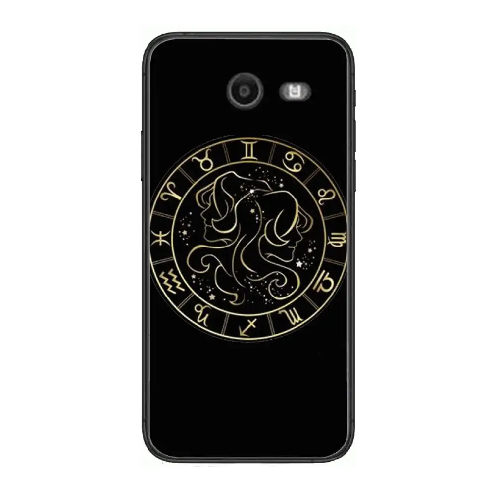 

Constellation Zodiac Signs Phone Case Hull For Samsung Galaxy J 4 3 5 6 7 8 EU 2018 Plus 2017 Black Shell Art Cell Cover TPU