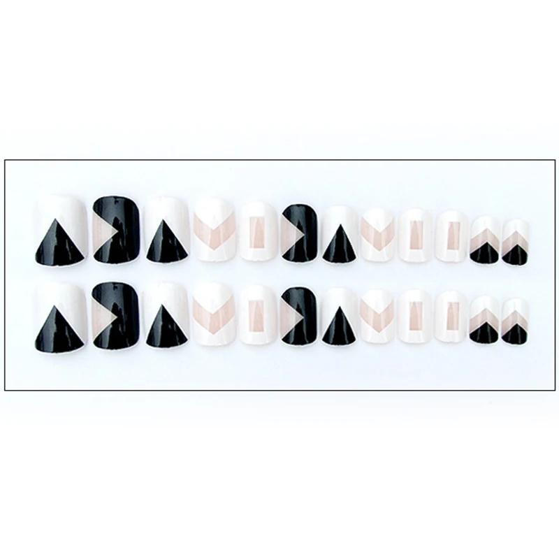 Горячая продажа 24 шт./компл. поддельные ногти квадратного типа Свадебные невесты