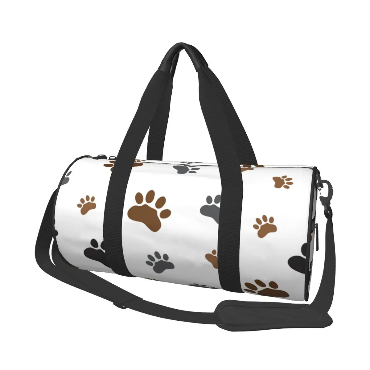 

Travel Bag Large Capacity Luggage Duffle Bag Dog Paw Print Leisure Handbag Shoulder Bag Overnight Weekend Bag