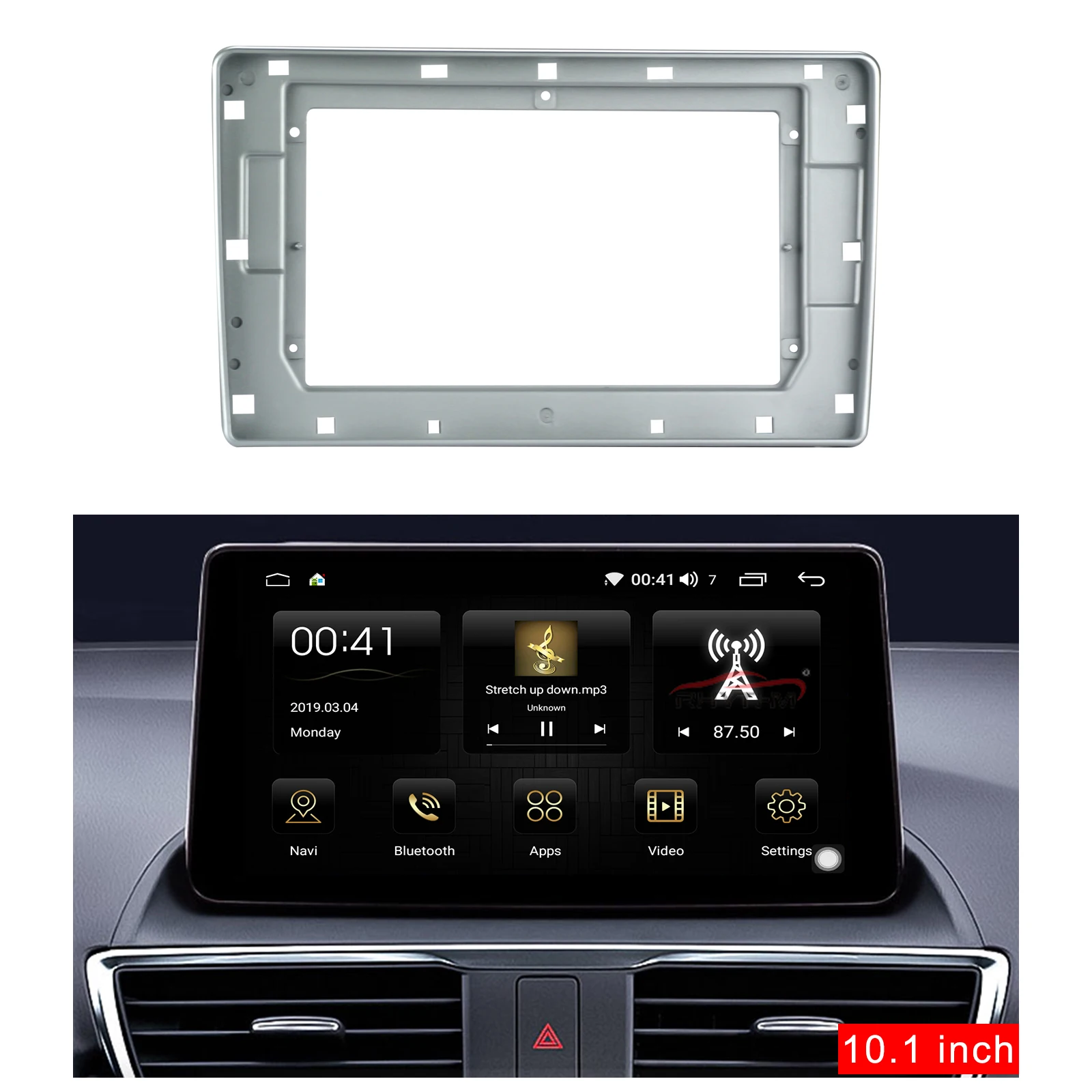 Комплект отделки автомобильной панели с ручкой для MAZDA 3 2014 2018 установка Facia