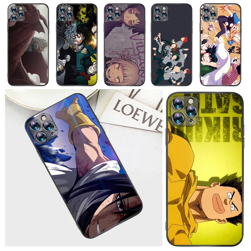 

My Hero Academia Tomura Boku Todoroki Shouto Bakugou Katsuki Dabi Shigaraki Phone Case For iPhone 7 8 Plus 6 6S Funda Soft TPU