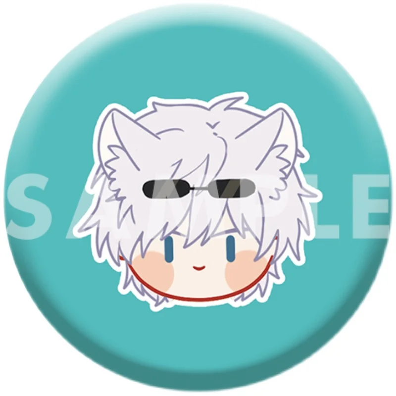 

Anime Jujutsu Kaisen Badge Gojo Satoru Yuji Itadori Fushiguro Megumi Button Brooch Pins Medal Costume Souvenir Cosplay Xmas Gift