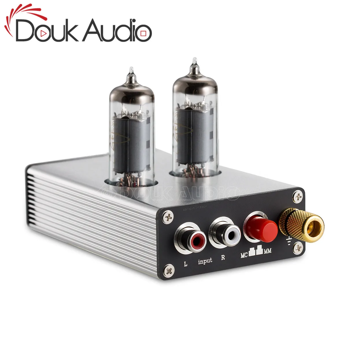 Douk аудио hi fi 6K4 вакуумная трубка мм/MC Phono Stage Preamp Мини Поворотный
