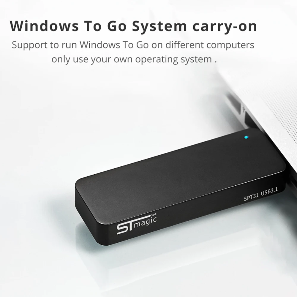STmagic SPT31 256 ГБ 512 1 ТБ Мини Портативный M.2 SSD USB3.1 внешний твердотельный накопитель