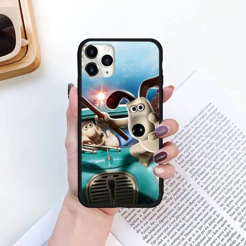 

Animation Wallace and Gromit Phone Case for iPhone 11 12 mini pro XS MAX 8 7 6 6S Plus X 5S SE 2020 XR Luxury brand shell funda