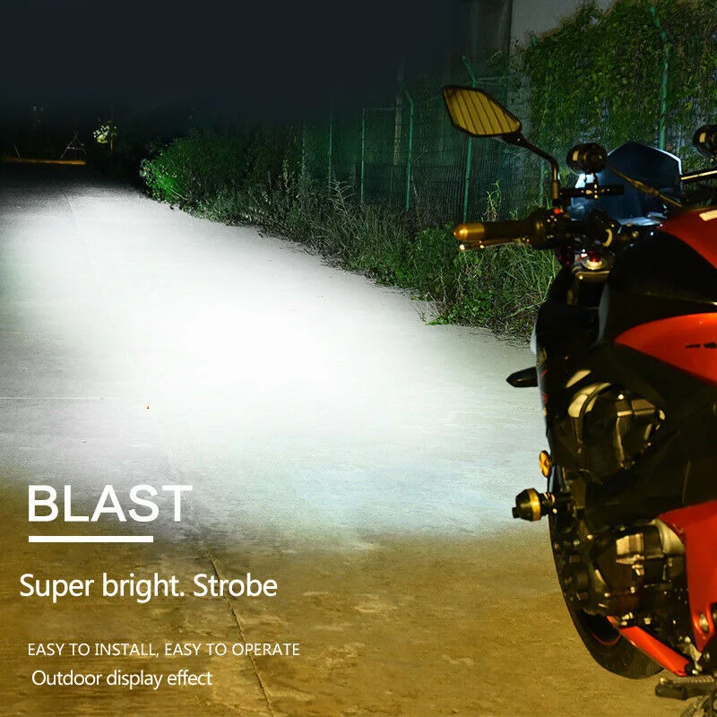 

12V-80V DC Motorcycle 60W LED Waterproof Head light 2PCS Super Bright High Quality