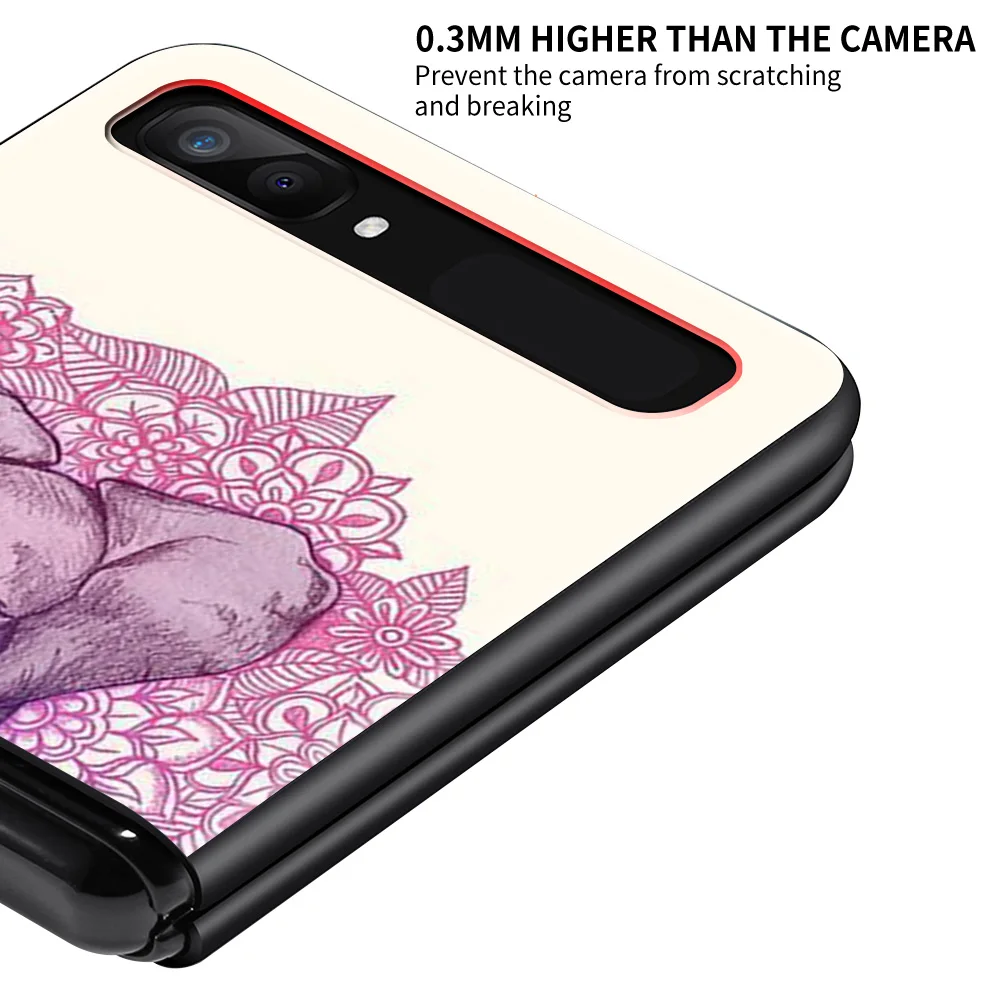 phone case for samsung galaxy z flip3 5g z flip 3 5g zflip cover cellphone shell caso mobilephone fundas mandala chakra yoga free global shipping