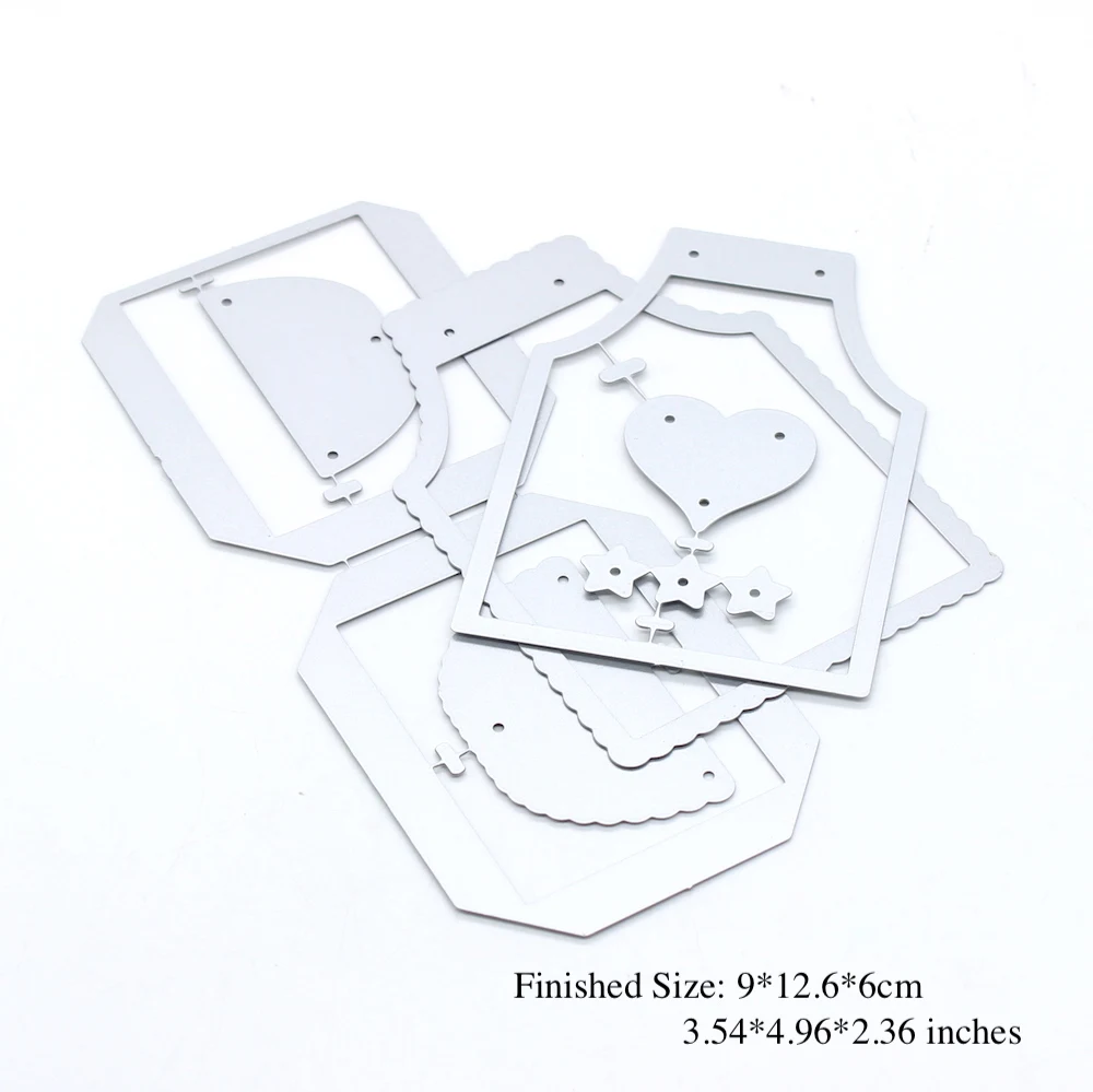 Большой Фартук KSCRAFT Подарочная коробка металлические штампы трафареты для