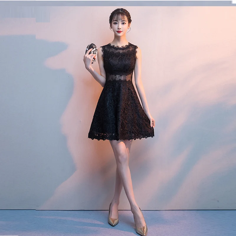 Женские цветочные кружевные короткие платья подружки невесты ТРАПЕЦИЕВИДНОЕ