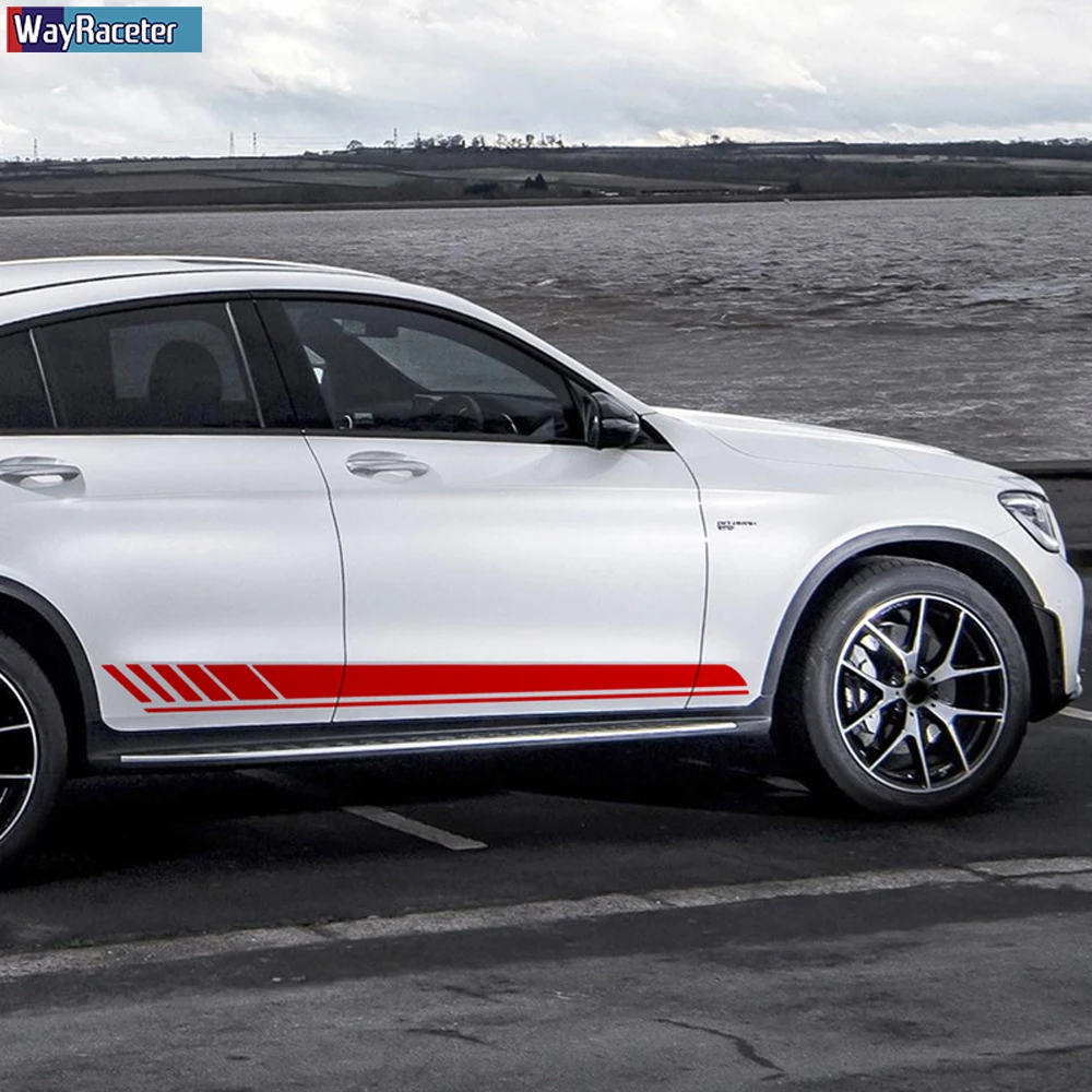Наклейка на юбку с боковыми полосками Edition 1 наклейка для Mercedes Benz GLC Class X253 Coupe C253