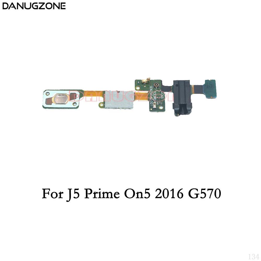 Кнопка возврата домой ключ сенсор аудио разъем гибкий кабель для samsung Galaxy J5 J7 Prime G610F G570F J500F J510F J700F J710F J7108 - Цвет: For J5 G570F