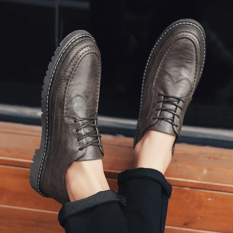 

Men Athletic Shoes Piergitar Shoes Zapatos De Cuero Hombre Leather For Casual Mens Outdoor Men's Moccasins