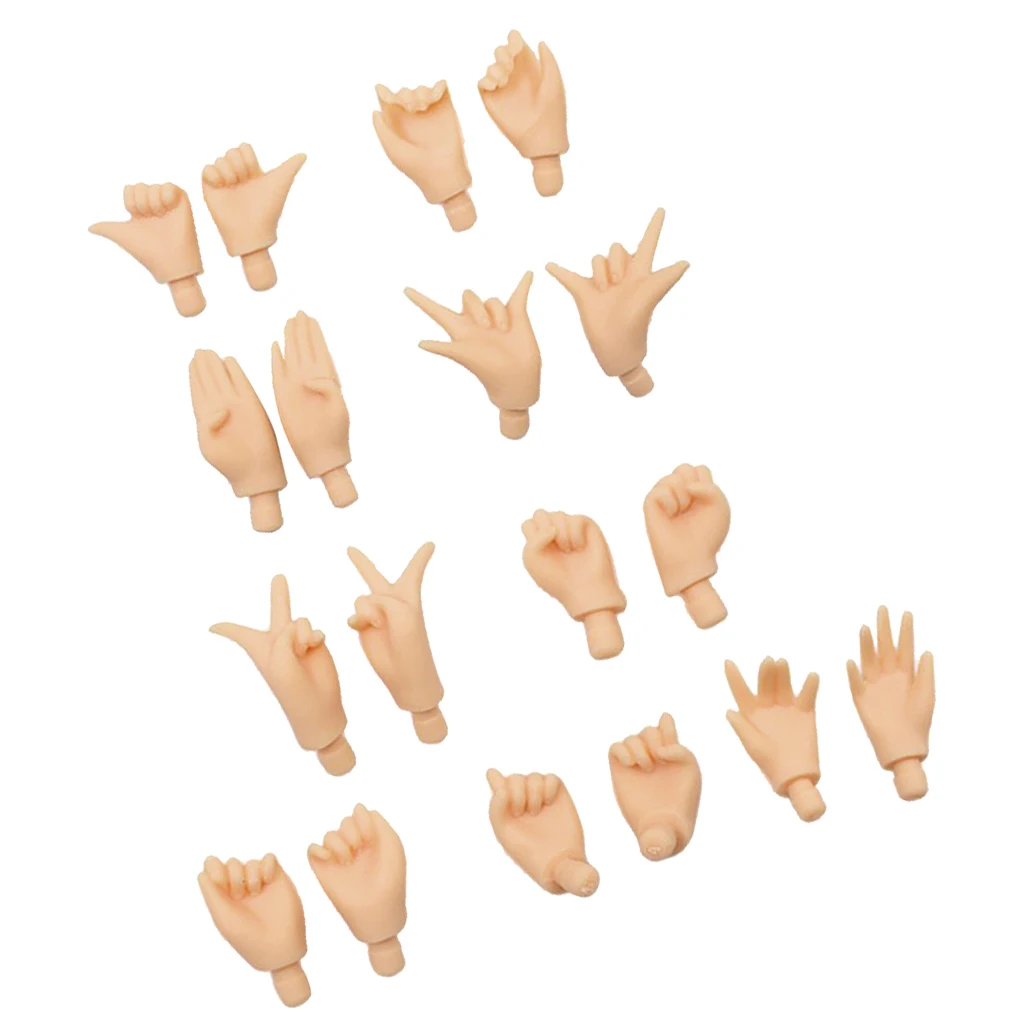 

9 Pair Doll Joints Movable Hands For Blythe Doll DIY Body Parts Normal