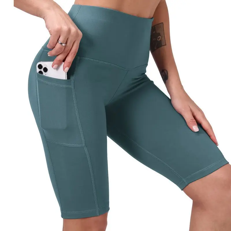 

Спортивные шорты с завышенной талией для занятий йогой и фитнесом