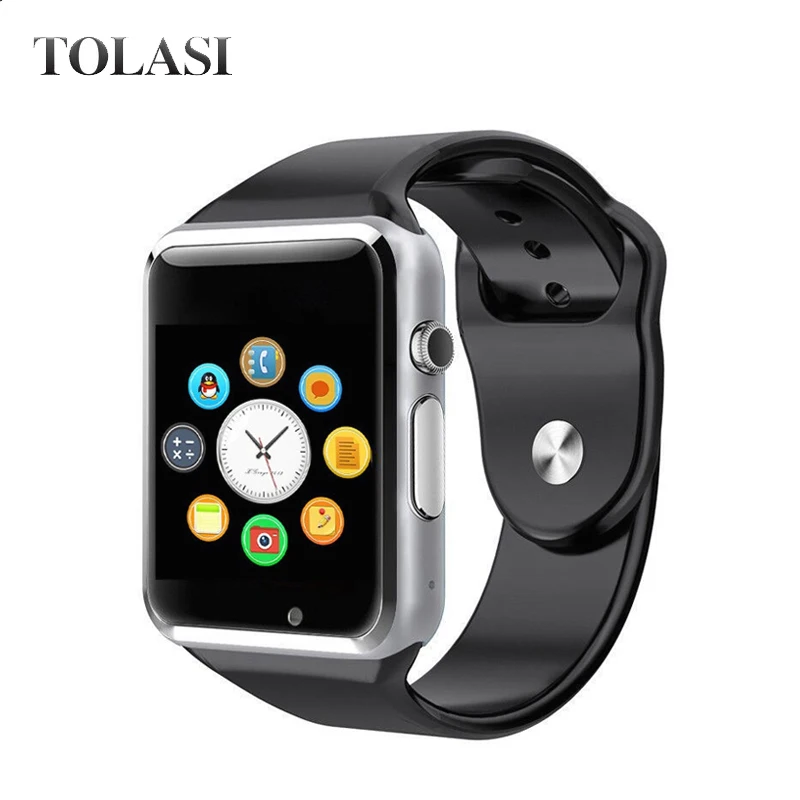 A1 наручные часы Bluetooth Смарт Спорт Шагомер с sim-камерой Smartwatch для Android PK iwo 8 DZ09 Reloj