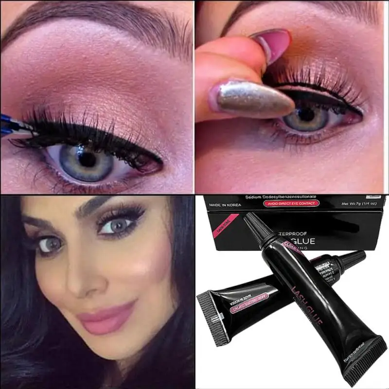 

Professional Eyelash Glue Waterproof Quick Dry Eye Lashes Extension Strong Adhesive Double Eyelid Cosmetic Makeup Tools TSLM2