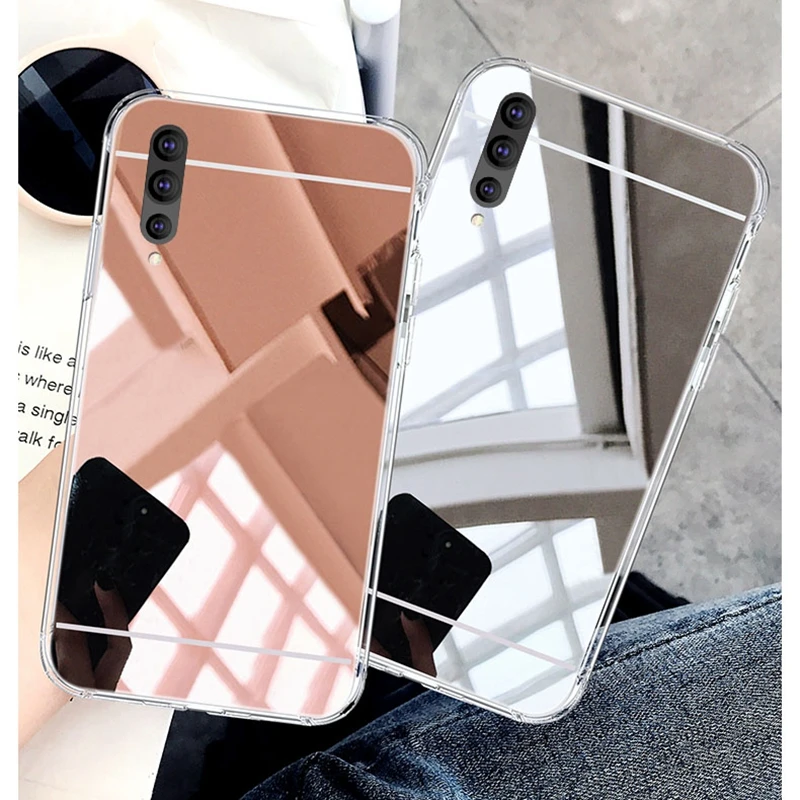 Electroplate Mirror Case for Huawei P Smart 2019 Psmart Plus 2018 HONOR 10 9 8 Lite 7S 7A 7C 7X 8A 8C Soft TPU Silicone Cover | Мобильные
