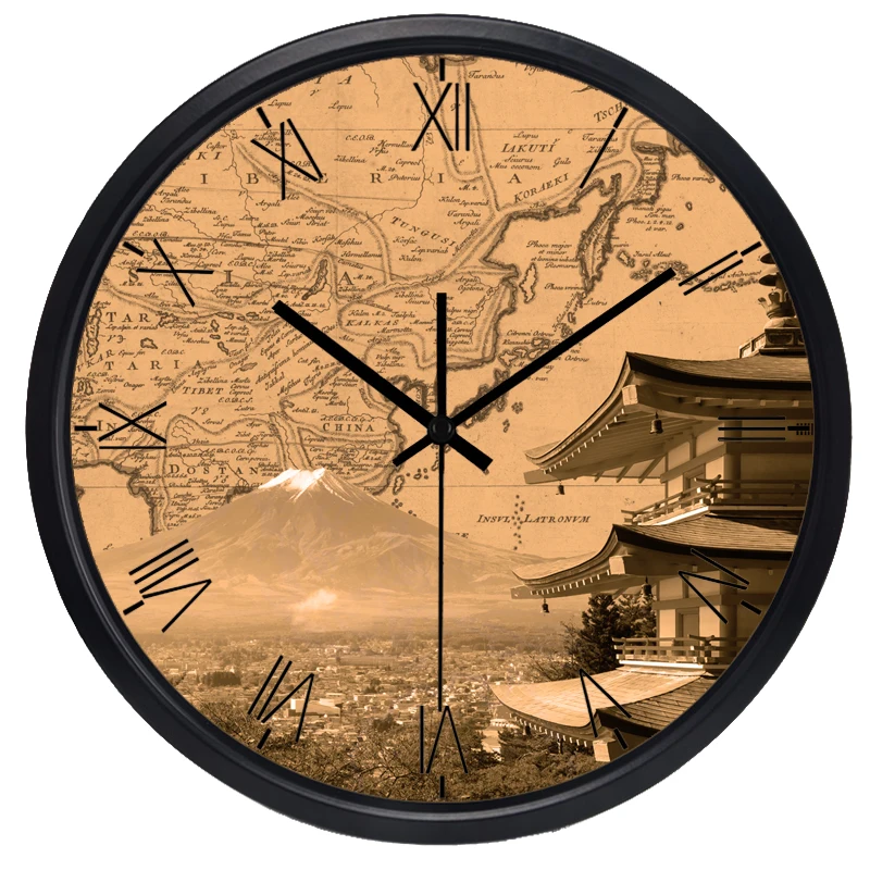 В мире часовых поясов часы бренд лобби в римском стиле номер часы-карта | Дом и сад