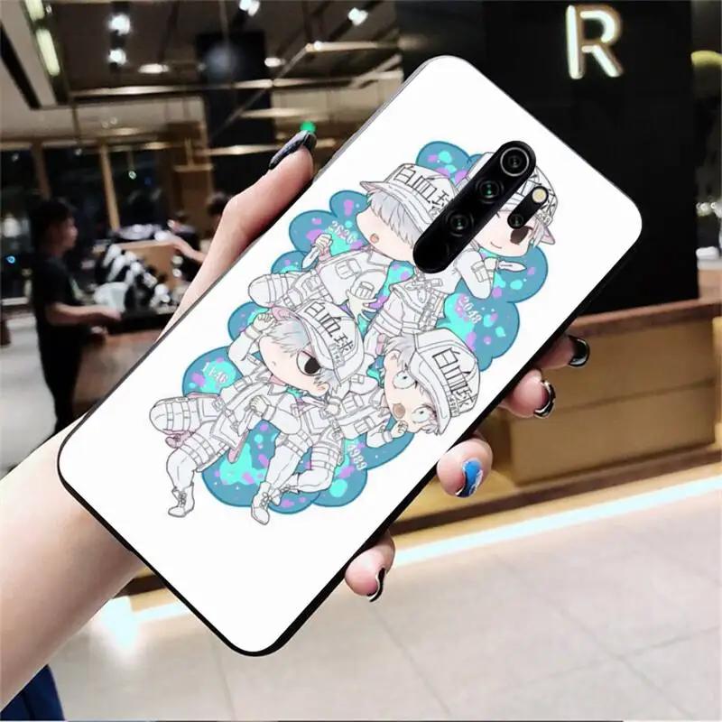 Cute anime cell at work Customer High Quality Phone Case for Redmi Note 9 8 8T 8A 7 6 6A Go Pro Max K20 | Мобильные телефоны и