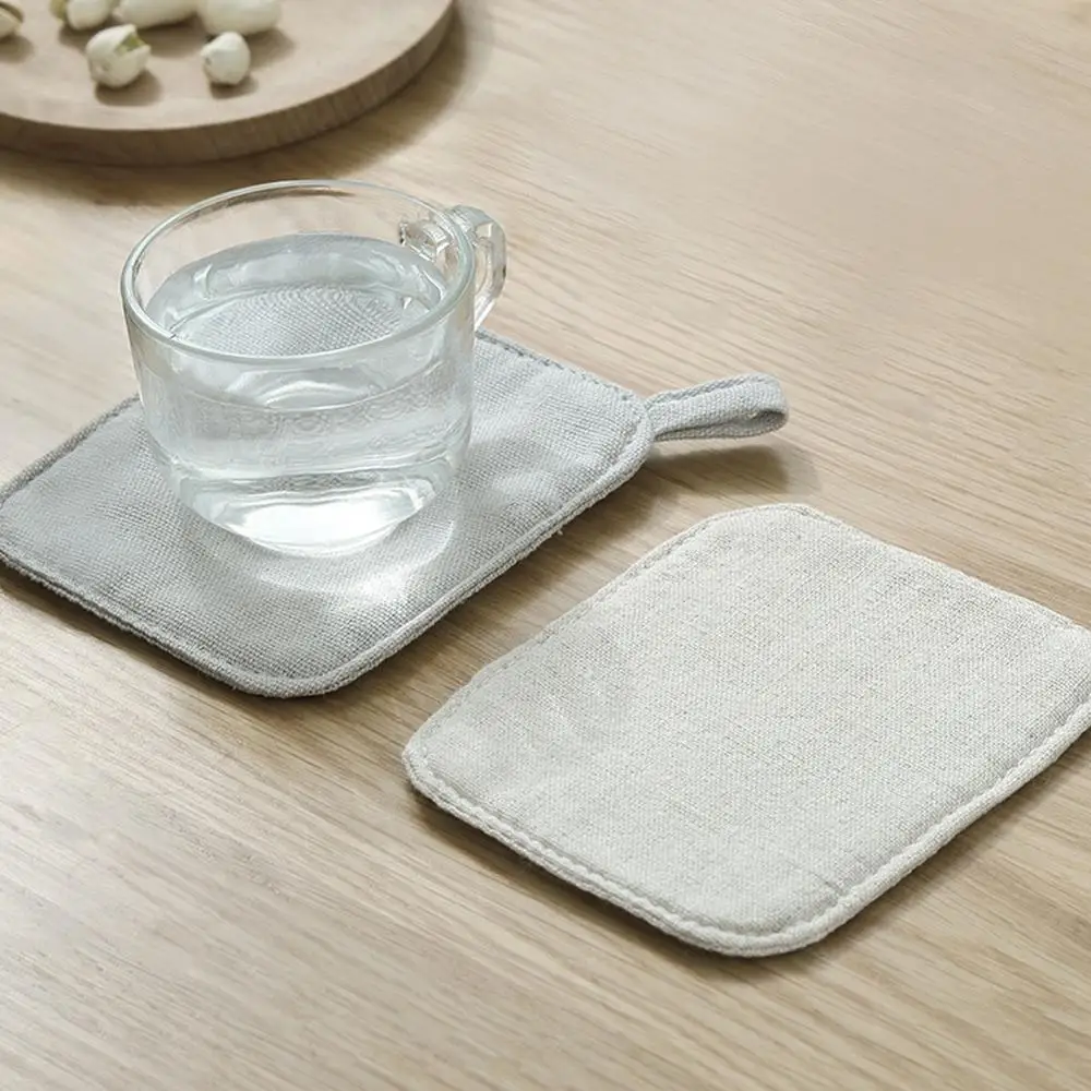 Лен Хлопок Кухня каждый день Прихватки Чай Кофе термостойкая чашка