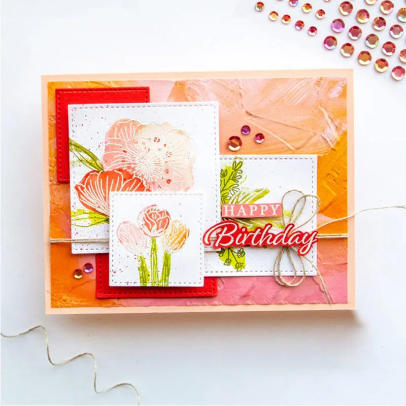 

Back to Back Blooms Stamp Set and Coordinating Dies To Create a Glorious Bouquet with the Flowers & Leaves For DIY Scrapbooking