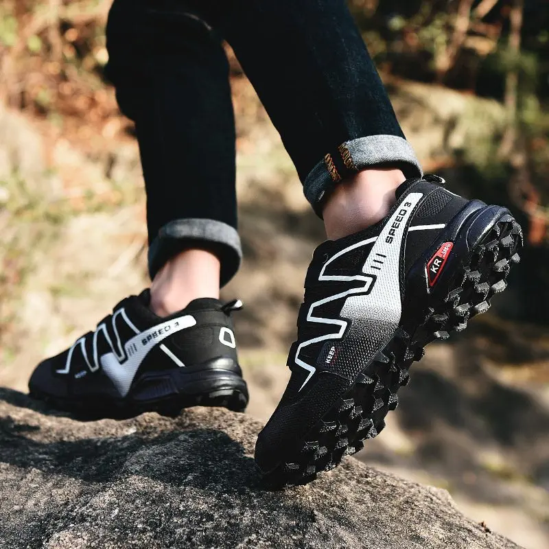 xiaomi Low top mesh ventilation leisure outdoor shoes non slip light climbing men's shoes hiking cross-country running  shoes